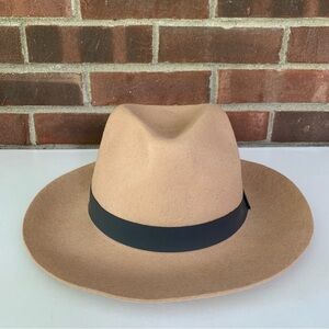 Quagga Green Label Tan 100% wool floppy Sun Hat One Size NEW
